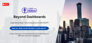 Beyond Dashboards: Experience Real-Time Enterprise AI with KDAPT - APAC Session